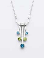 Topaz and Peridot Necklace