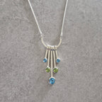 Topaz and Peridot Necklace